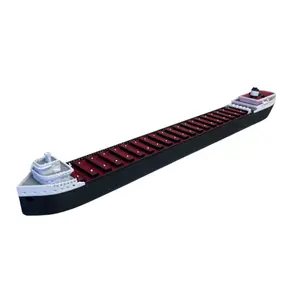 William Clay Ford  12” Boat Display Model - Historically Accurate great lakes freighter with black Bottom and red Top Design
