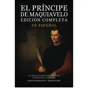 El Príncipe de Maquiavelo en Español - Edición Completa: La Nueva Traducción Moderna A Book (Traducida y Anotada) (Spanish Edition)