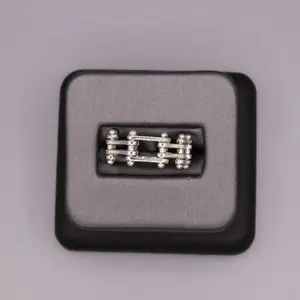 Sterling Silver Plain Ring - Bike Chain