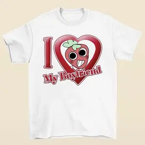 I Love My Boyfriends Sprout Graphic Tee Dandy's World Animated Series Shirt