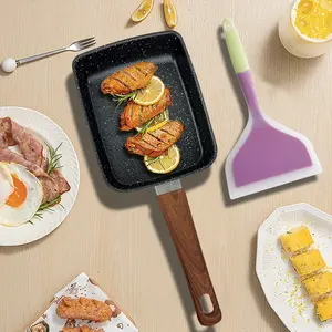 Japanese egg pan/frying pan, PFOA free, dishwasher washable, induction cooker