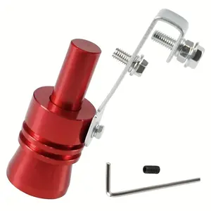 2PCS Universal Turbo Sound Pipe Whistle Muffler Sounder Simulator Tailpipe Noise Sound Enhancer Compatible With Truck, Motorcycle, Cars, Dirt Bike And Scooter Car Decoration XL*2