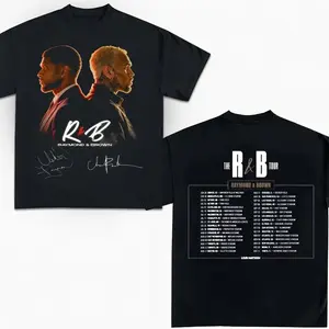 The R&B Tour 2026 - Raymond & Brown Vintage Graphic T-Shirt, R&B Concert Tee, Hip Hop Streetwear Shirt, Urban Style Cotton Tee W0U