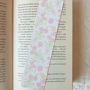 Spring Flower Bow Bouquet Coquette Bookmark