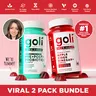 Cassidy’s Clean Gut Combo -  Goli Zero Sugar 3-in-1 Pre, Post, Probiotics + Apple Cider Vinegar, World's First. Vegan, Plant Based, Non-GMO, Gluten-Free & Gelatin-Free