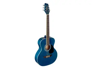 Stagg 22877 4-4 Scale Auditorium Acoustic Guitar with Basswood Top - Blue