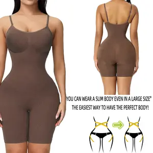 Shaping Bodysuit Shapewear Push-Up Hip Lift Tummy Control Pants Women Plus Size Open Crotch Boxer Shorts