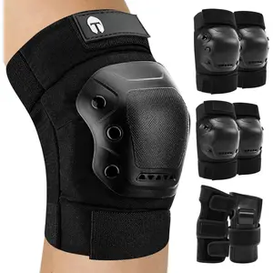 Skateboard Protective Gear  Pads and Elbow Pads Set, Elbow and  Pads for Roller Skating Wrist Guards Skateboarding Pads