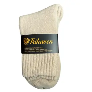Winter Crew Socks – Wool Cotton Blend-Unisex
