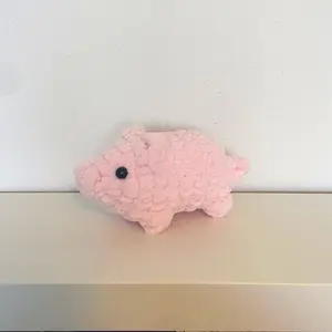 Crochet Pig Plushie Stuffed Animal