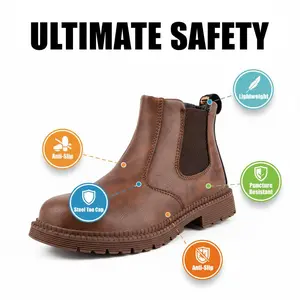 Anti-Smash Nail-Proof Shock-Absorbing Liquid-Repellent & Stain-Proof Unisex Logistics Transport Driver Sneaker - Anti-Slip Durable Comfortable Gear