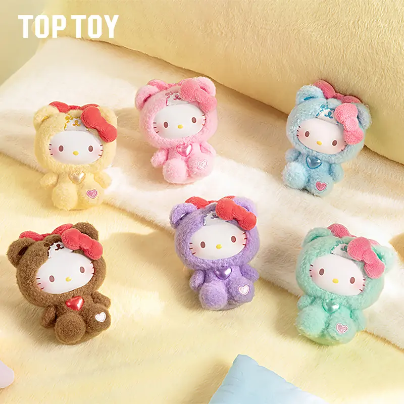 TOPTOY Kt Caramel Pajamas Series Plush Figure Stuffed Animal Collectibles Stuffed Animal Gifts Teddybear Stuffed Animal