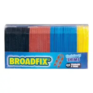 Broadfix STU60A-US Plastic Standard U Shims - Pack of 14