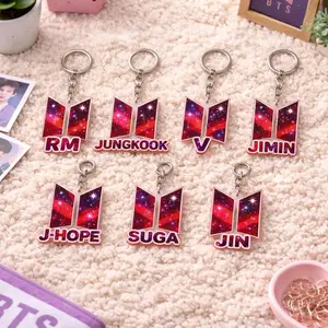 World Tour Galaxy Keychain, Kpop Army Gift, Concert Charm, Acrylic Keychain, Fan Charm, Travel Bag Accessory