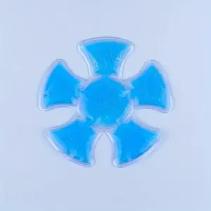 PVC Gel Ice Pack, Ice Head Wrap, Cooling Pads for Helmets and Hats, Adjustable Strap, Reusable Cooling Bag for Outdoor Sports, Compact Design, Non-Toxic Material