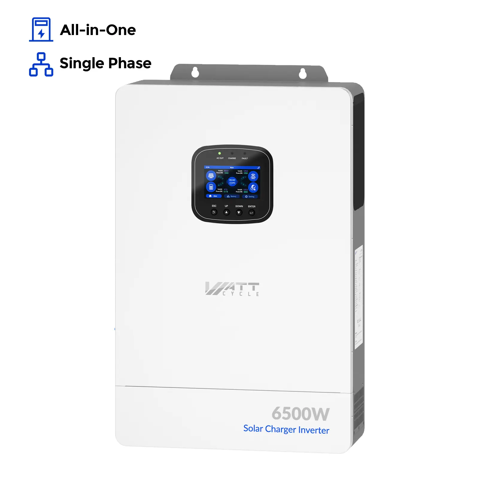 【New Products Coming Soon】WattCycle 6500W 48V All-in-One Solar Inverter Charger | 9000W Dual MPPT Inversor 【New Products Coming Soon】WattCycle 6500W 48V All-in-One Solar Inverter Charger | 9000W Dual MPPT Inversor