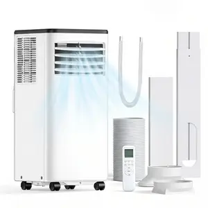 Cowsar 8000 BTU Portable Air Conditioner delivers fast, reliable cooling for spaces up to 350 sq. ft. This 3-in-1 unit combines cooling, dehumidification and fan modes, ideal for apartments, offices, garages and RVs.