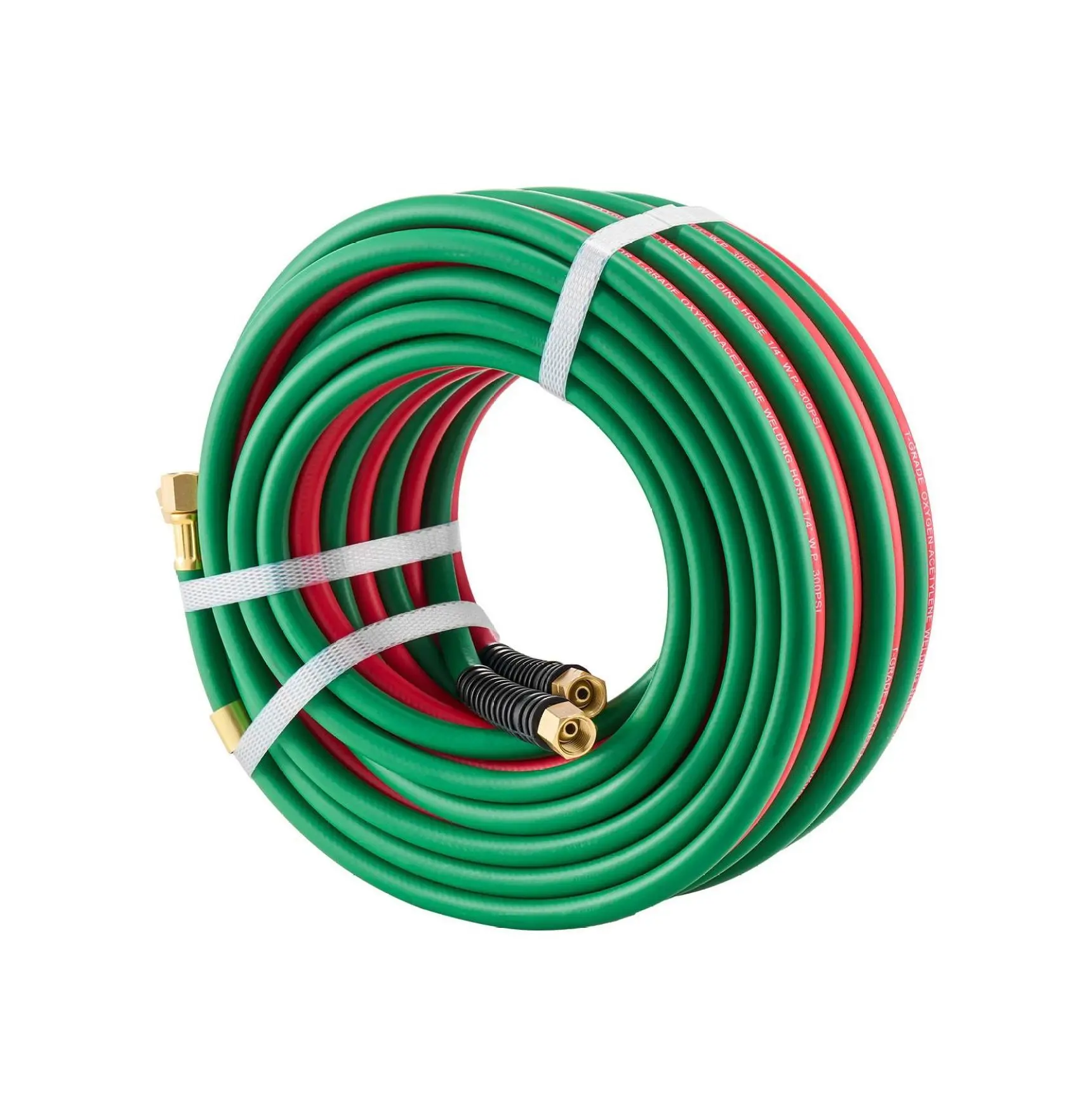 Oxygen Acetylene Hose 1/4 Inch x 50FT Welding Torch Twin Hose 300 PSI T Grade 50 ft