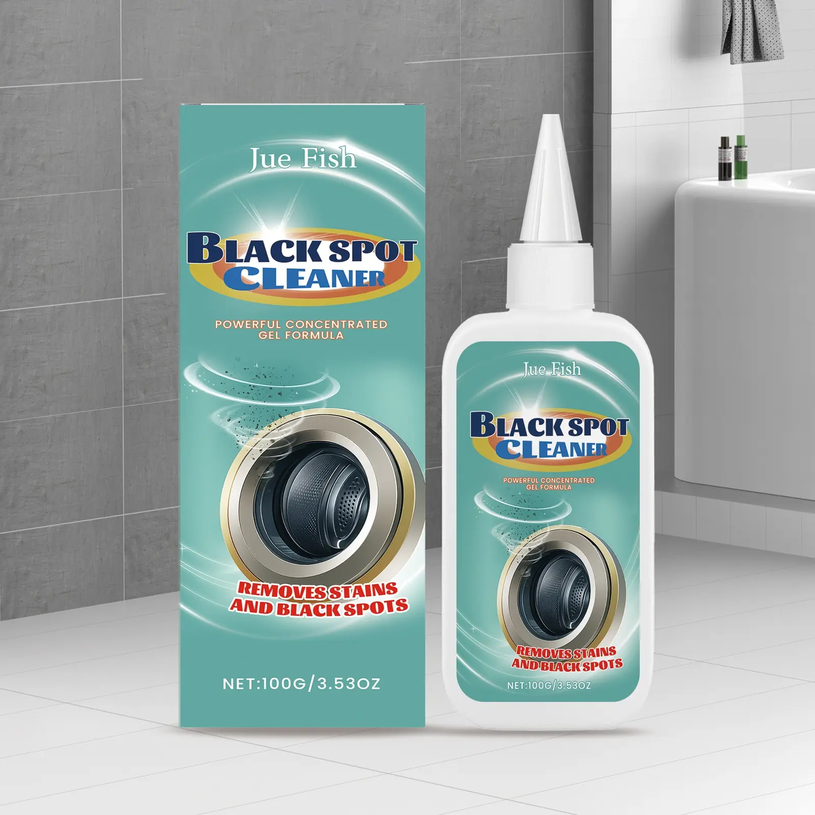 Mold Stain Cleaner Gel, Home Washing Machine Gap Sink Multi-Purpose Cleaning Agent, Effective Mold Removal Solution, Home Cleaning Supplies, Mold Remover