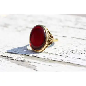 Red Resin Ring