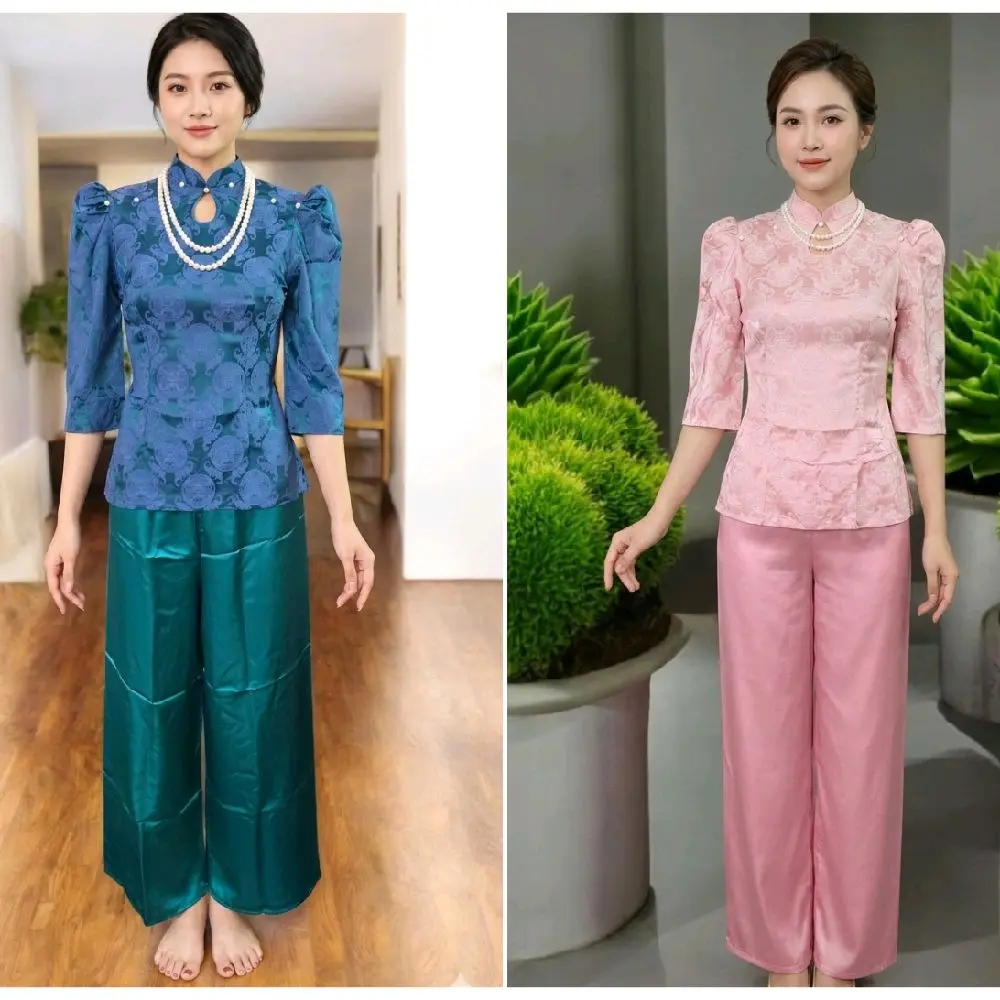 Áo Bà Ba B7 ( Vietnamese Size ) / Women's Temple  / Women Ao Ba Ba / Vietnamese Tradition Phap Phuc / Luna New Year