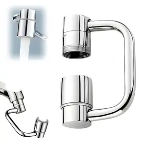 2026 New 2 Modes Universal Sink Faucet for Splash Reduction, 1440 °   Rotatable Faucet Aerator Extension, 1080 °   Rotating Multifunctional Faucet Extender for Bathroom Sink Kitchen