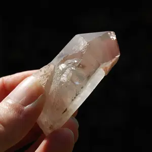 2.2in 44g Pink Lithium Lemurian Quartz Crystal, Brazil a2