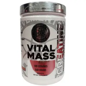 ATS Labs Vital Mass Flavored Creatine Monohydrate, 100 servings| 540 grams