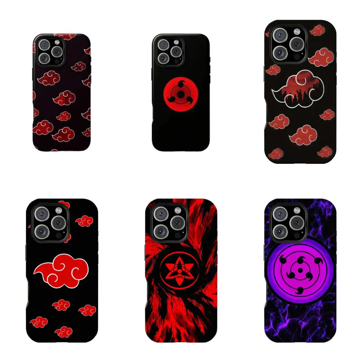 Anime Ninja Pattern Akatsukis Japanese Hidden Leaf  phone Cases For iPhone 12,13,14,15,16,17Promax Pro Plus,durable phone case,It's a great gift for a good friend,for holidays