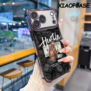 Street hip-hop style money Pattern Design  Phone Case Suitable for iPhone 17 16e 16 15 14 13 12 11  Pro Max Air Plus Anti-Drop Transparent Soft Back Cover