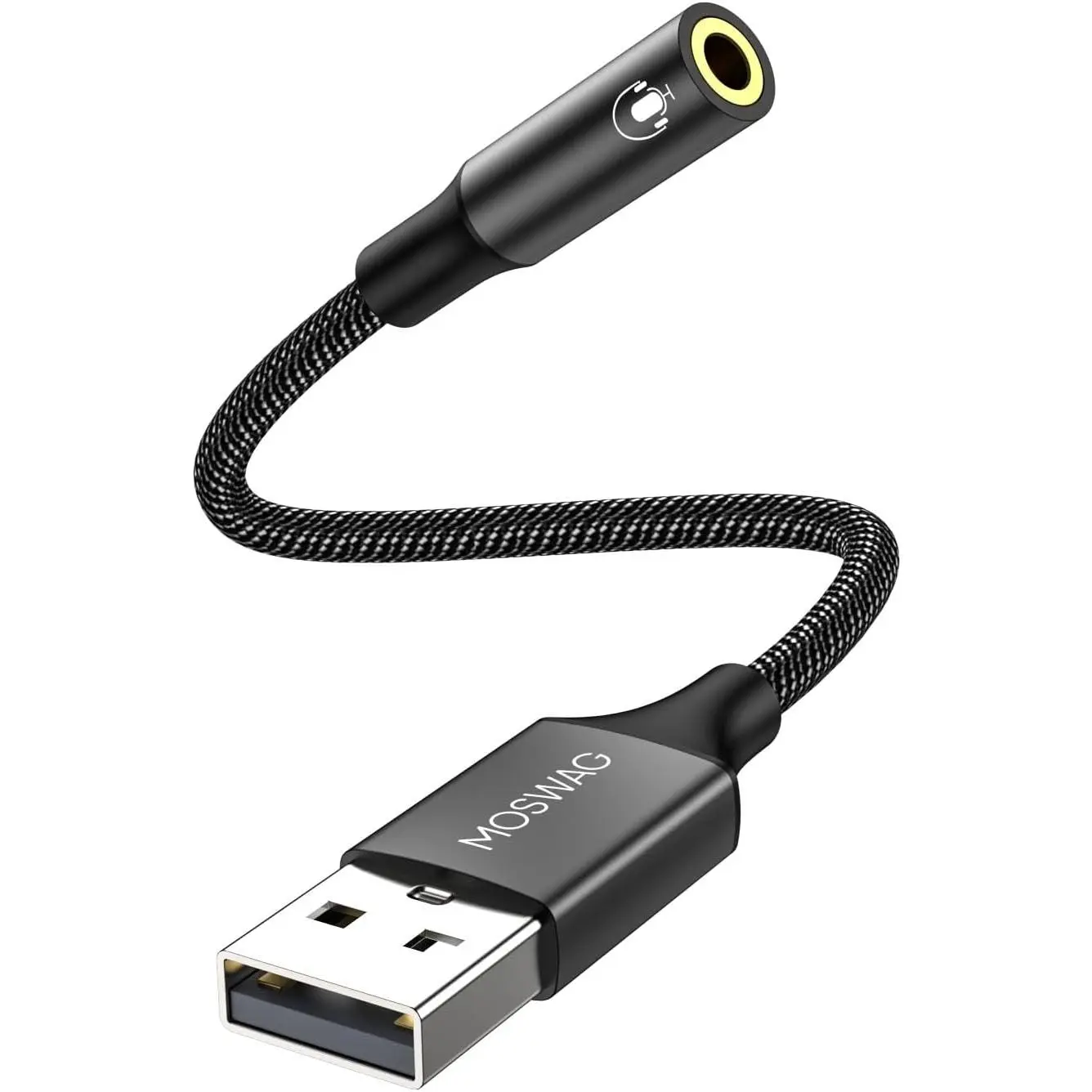USB to 3.5mm Audio Jack Adapter Windows/Mac