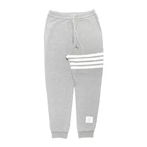 Thom Browne Ottoman 4-Bar Sweatpants Grey