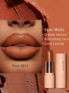 Coffee Velvet Lipstick Luxurious Deep Nourishing Matte Finish,Creamy Texture,LongLasting Waterproof Lip Color Gloss Makeup Cosmetic Lipgloss Glossy