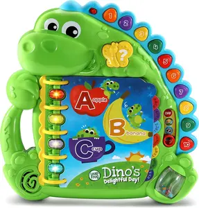 LeapFrog Dino's Delightful Day Alphabet Book, Green