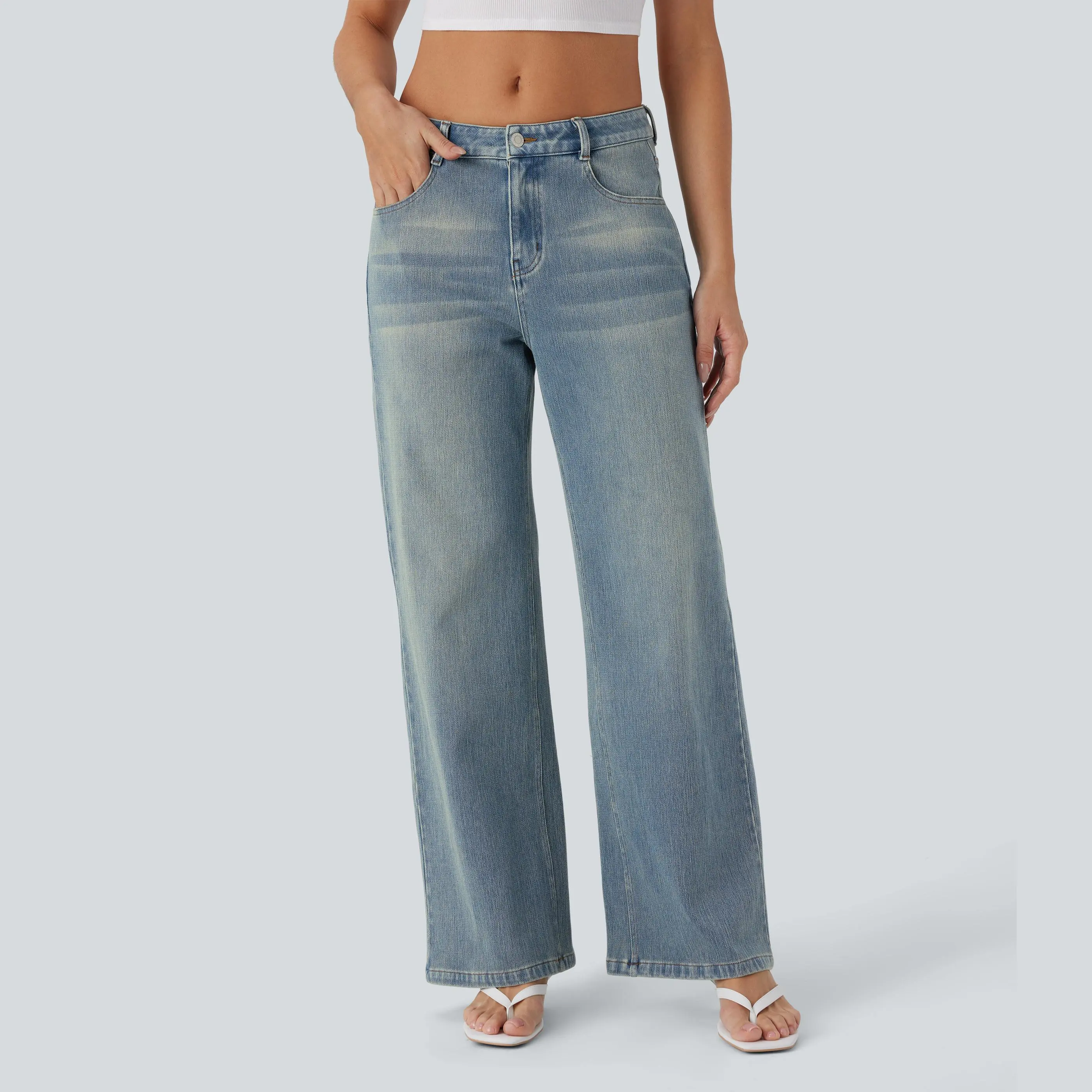 Sky Blue Retro Denim