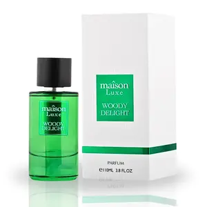 MAISON LUXE WOODY DELIGHT EDP Spray 110ML (3.8 OZ) By Hamidi | Indulge Yourself In The Essence Of Nature With This Captivating Fragrance.