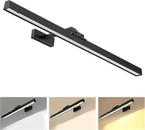 Picture Light for Wall – 24" Battery Operated Gallery Light, CCT Dimmable with Remote & Touch Control, 6500mAh Rechargeable, Magnetic Mount – Perfect for Paintings, Dartboard, Mirror