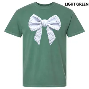 Golf Ball Bow Comfort Colors T-Shirt 'NLB'