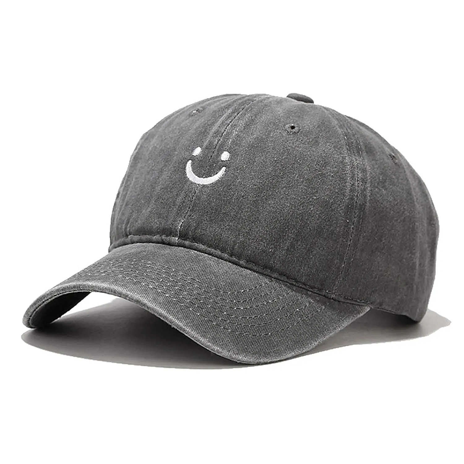 Smiley Face Cap, Fashion Clothes Accessory for Daily Wear