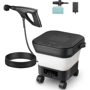 Portable  Washer, Cordless Power Washer with 3.2Gal Water , 522 Max PSI, 23FT Hose, 20000mAh , 6 in 1 Nozzle, for /Camping//Outdoor