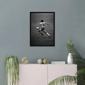 Diego Maradona Poster, Diego Maradona Wall Art, Football Poster, Soccer Wall Art, Gift For Him, Vintage Aesthetic, Motivational Sport Poster Decor Photo