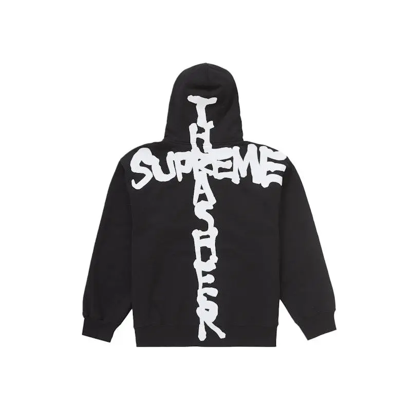 Supreme Men's Thrasher Zip Up Hooded Sweatshirt Black, from StockX