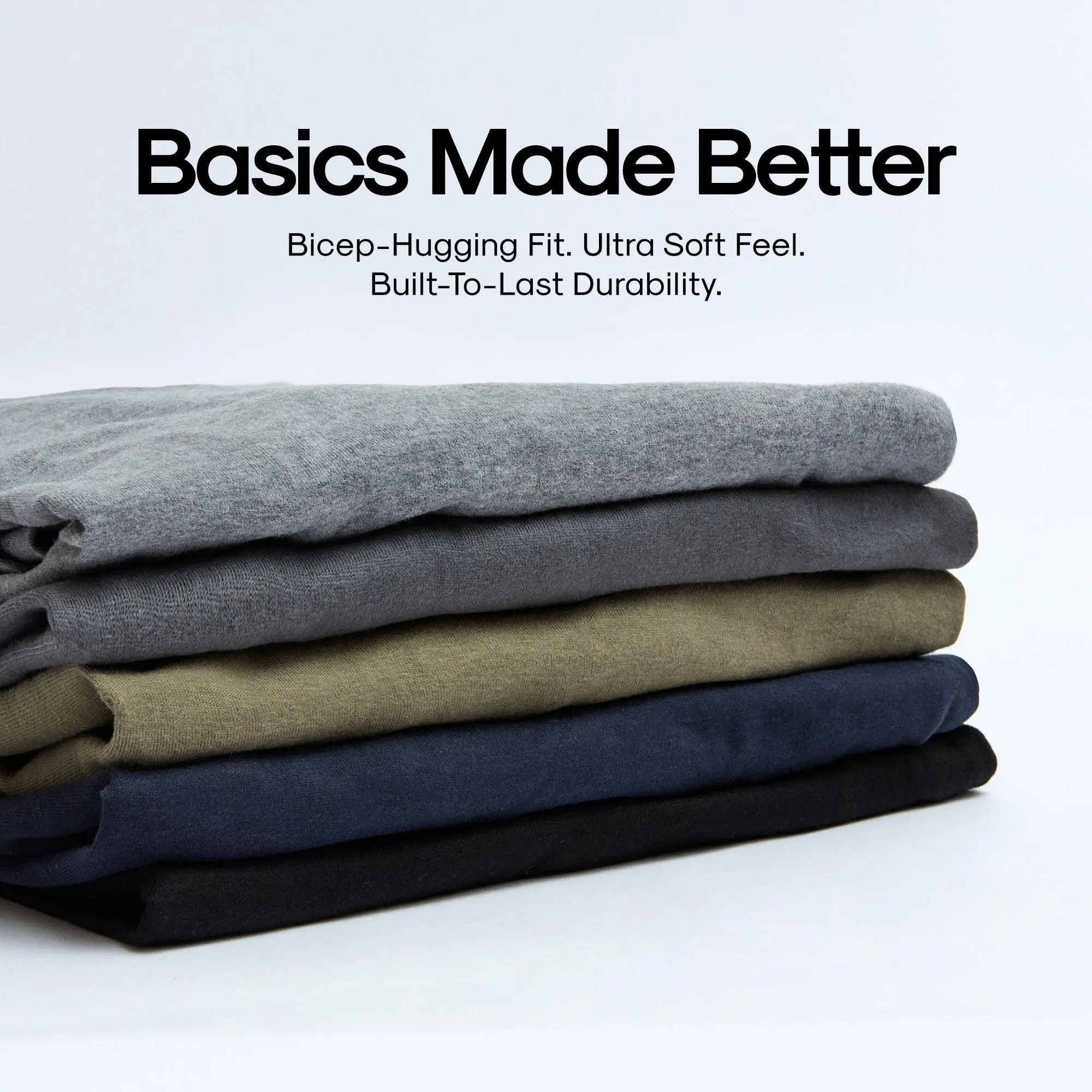 True Classic Men’s 4-Pack Short Sleeve Crew Neck T-Shirts – Premium Fit for Everyday Comfort & Casual Style