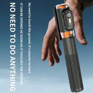 1pc Upgraded Selfie Stick Tripod 110cm/3.61ft, Wireless Extendable Monopod with Bluetooth Remote Shutter, Foldable Phone Stand for iPhone Samsung Smartphones, Travel Photography, Universal Compatibility