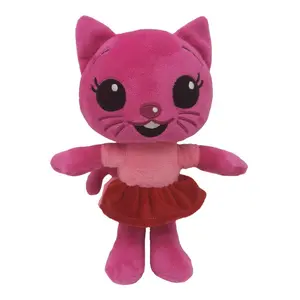 New cat Cute Plim Plim Clown Plush Toy Cartoon Stuffed Plush Doll Animation Figure Plushie Anime Soft Gift Toys for Kids Birthday