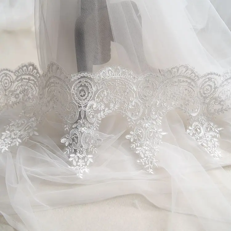 Lace Edge Bridal Veil