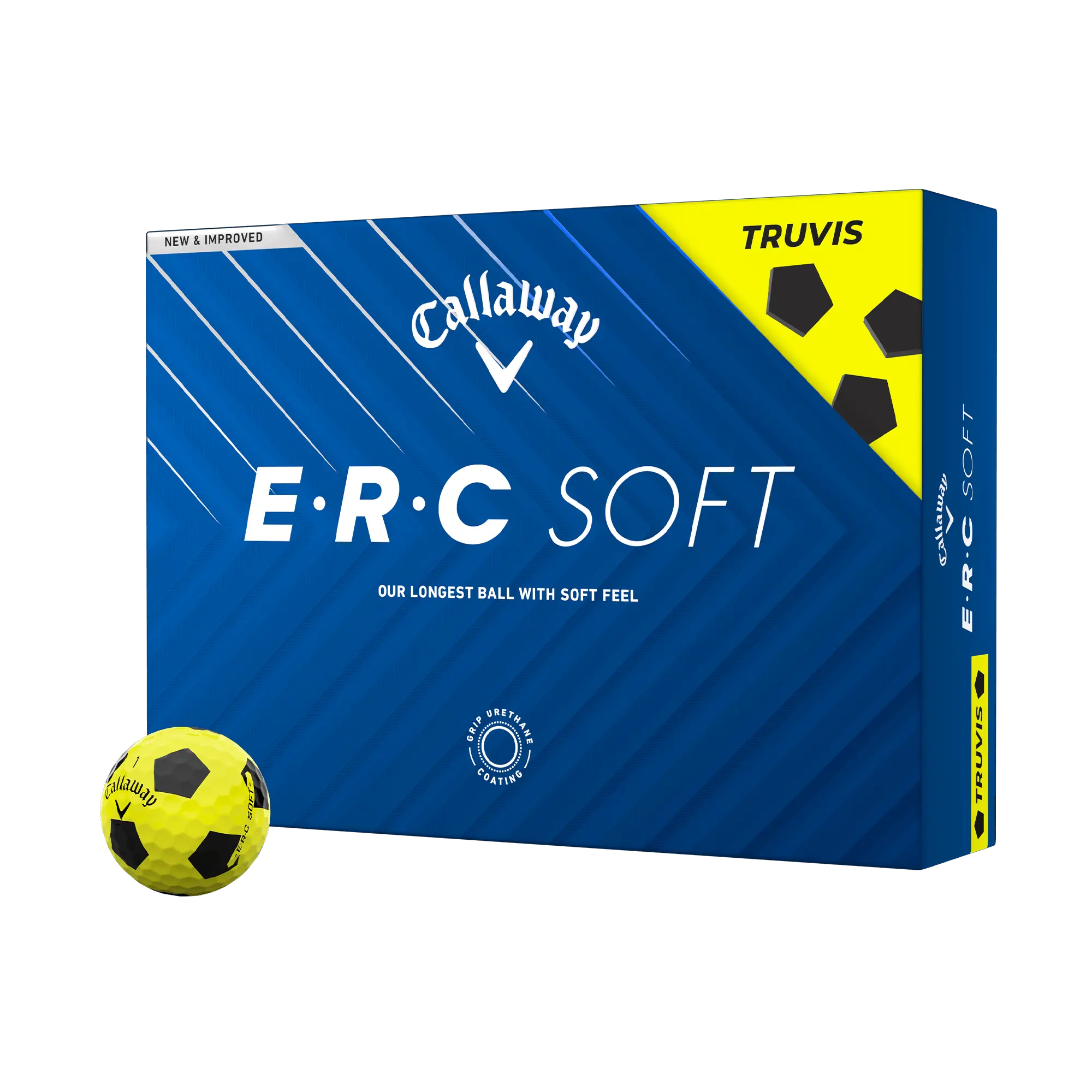 Callaway Golf ERC Soft Truvis Yellow Golf Balls Callaway Golf ERC Soft Truvis Yellow Golf Balls
