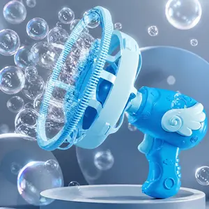 Angel Wings Bubble Machine for Kids – Safe ABS Bubble Blower, Portable Toy Produces Over 1000 Bubbles/Min, Perfect for Parties & Birthdays, Bubble Maker