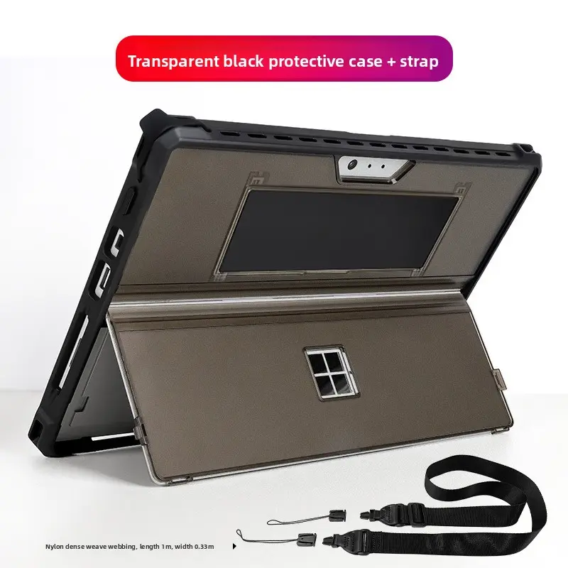 Surface Pro 8 Transparent Black Version with Hand1