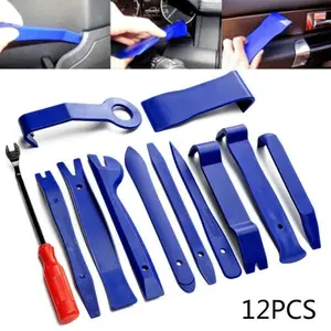 12 Pcs/set Car Trim Removal Tool Kit Set Interior Audio Removal Trim Door Panel Dashboard Removal Hand Tool Car Special Disassembly Tool